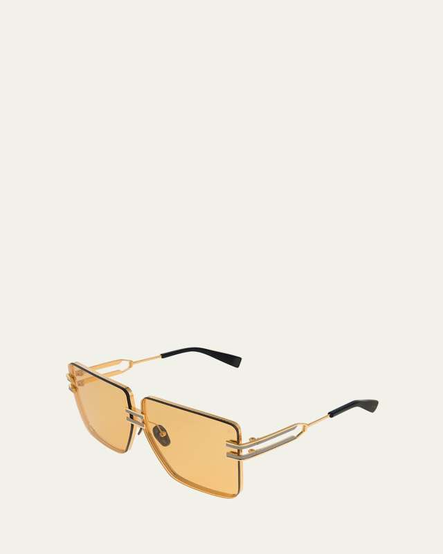 Gendarme Square Metal Sunglasses